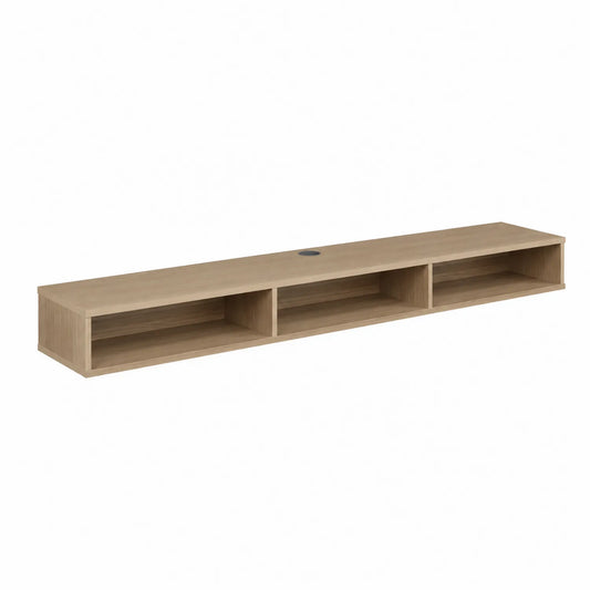 Meuble TV mural en bois 180 cm